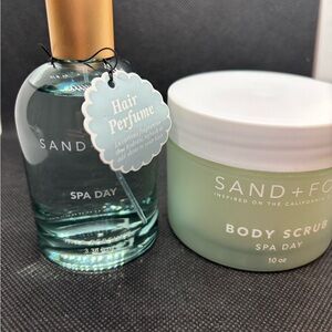 Spa Day Hair Spray and Body Scrub Set